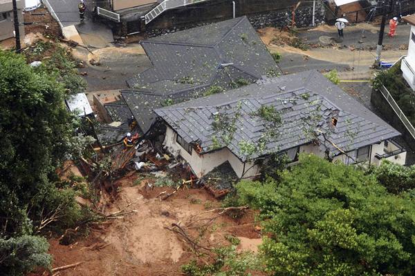  Banjir di Jepang Tewaskan 75 Orang