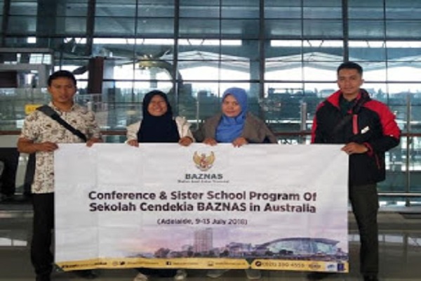  Empat Guru Sekolah Cendikia Baznas Hadiri Konferensi di Australia