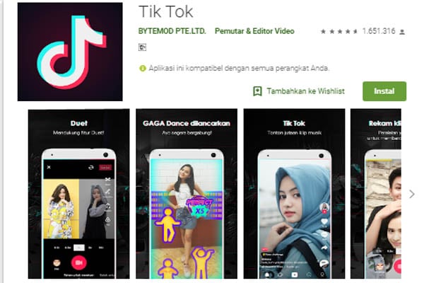  Blokir Tik Tok Dibuka