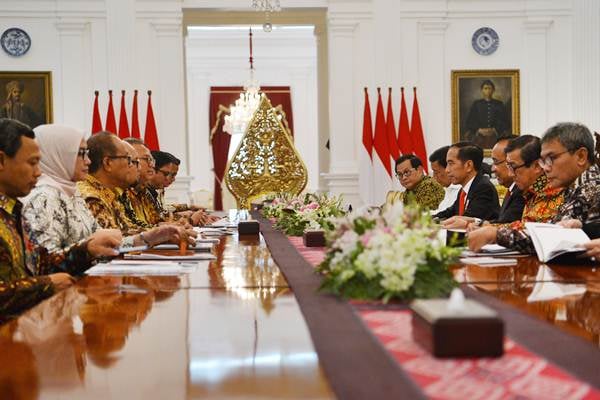  Presiden Jokowi Bertemu KPU