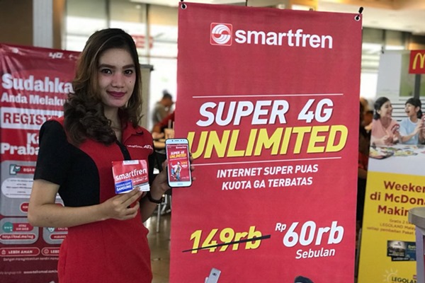  Paket Super 4G Unlimited Rp60 ribu Dapat Dinikmati Menggunakan Beragam Smartphone 4G