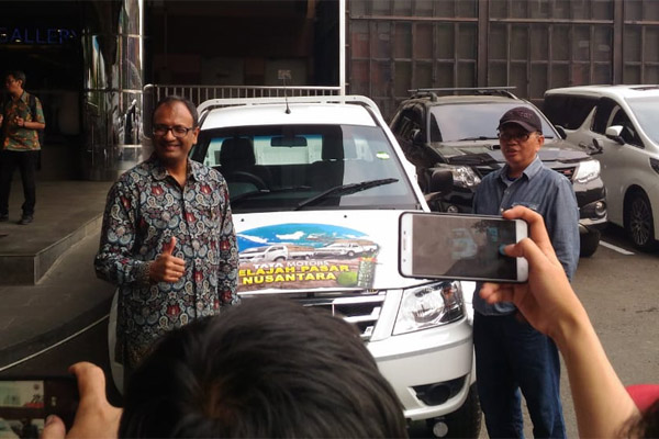 Presiden Direktur PT Tata Motors Distribution Indonesia (TMDI) Biswadev Sengupta. /Bisnis.com-mfm