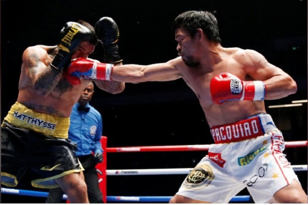  Menang KO, Manny Pacquiao Kembali Rebut Gelar Juara Dunia Welter WBA