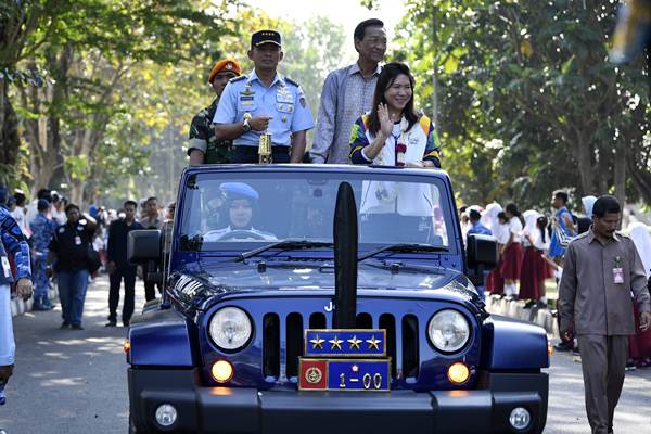  Dikawal Lima Pesawat Tempur, Obor Asian Games 2018 Tiba di Yogyakarta