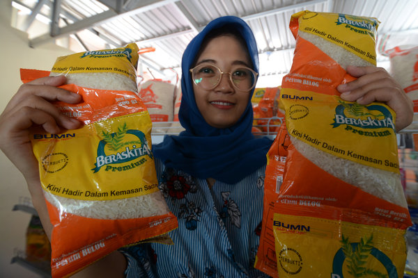  Beras Rp2.500/Kemasan Renteng Mulai Dipasarkan di Palu