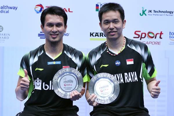  Hendra Setiawan/Mohammad Ahsan Juara Singapura Terbuka 2018