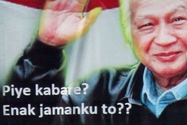  Slogan Penak Zamanku dan Memori Publik Soal Soeharto