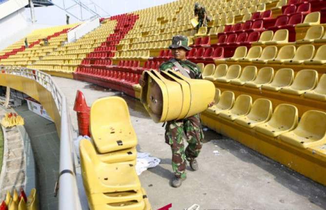  Stadion Jakabaring Dirusak Suporter, Polisi: Ada CCTV, Pasti Ketangkap