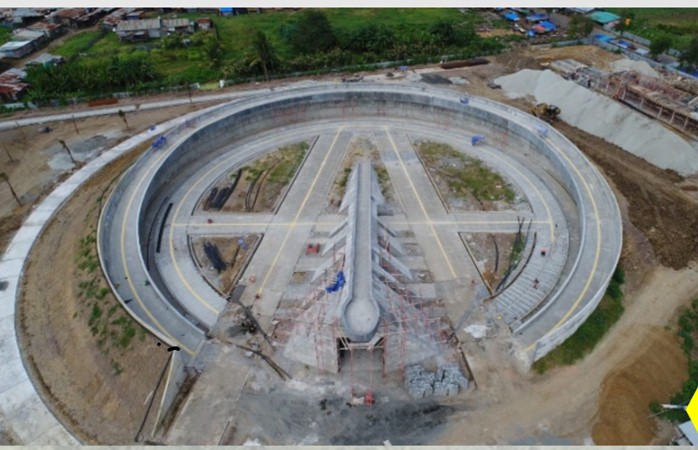  Monumen Kapsul Waktu Merauke Rampung Oktober 2018, Begini Bentuknya