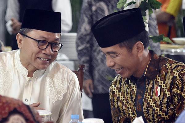  Ternyata, Tadi Pagi Zulkifli Hasan Bertemu Jokowi