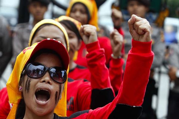  3 Tuntutan Buruh Perempuan & “Emak-emak” di Depan Istana Merdeka