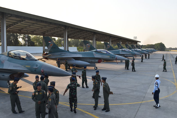 Delapan Pesawat F-16 Indonesia ke Australia Latihan Tempur