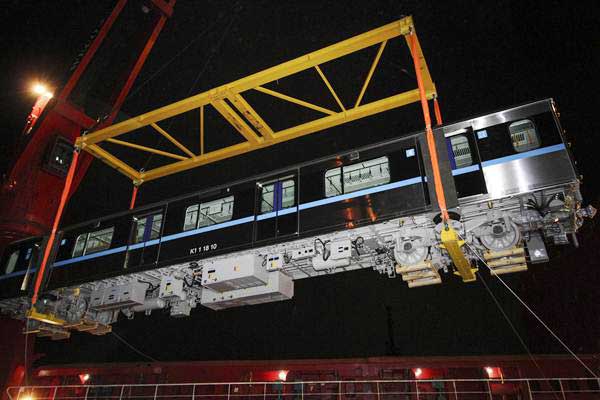  24 Kereta MRT Dijadwalkan Tiba di Jakarta Agustus 2018