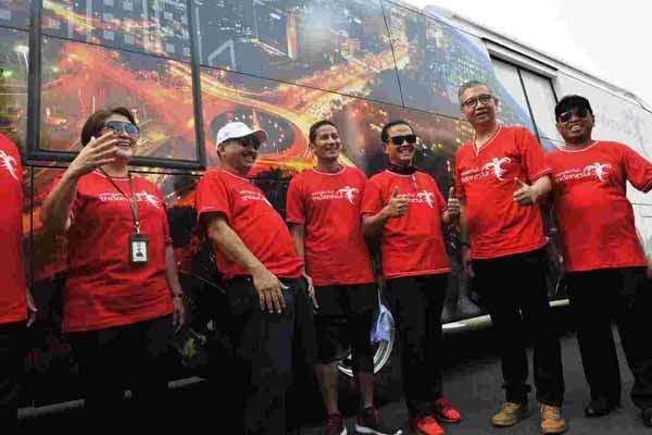  100 Bus Bertema Wonderful Indonesia Siap Beroperasi saat Asian Games