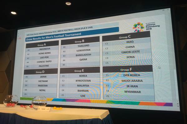  Timnas Sepakbola Lakoni Laga Pertama Asian Games 2018 di Bekasi. Jangan Lupa Ini Jadwalnya
