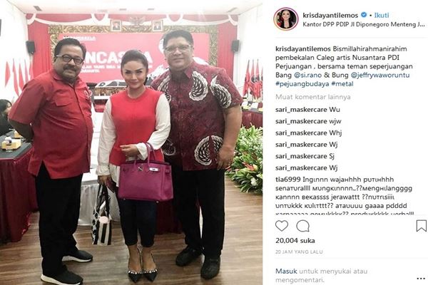  Pro-Kontra Krisdayanti ‘Nyaleg’ Lewat PDIP