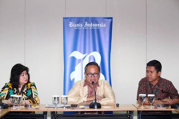  Direksi Bank Mandiri Kunjungi Bisnis Indonesia