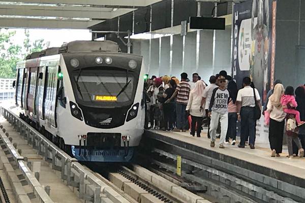  KERETA API RINGAN  : LRT Palembang Disubsidi Hingga 2020