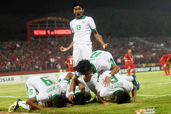  Momen-momen Kemenangan Timnas Indonesia U-16 atas Vietnam