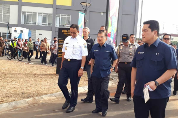  ASIAN GAMES: JK dan Anies Sidak Wisma Atlet Kemayoran, Kantin Makan Ternyata di Samping Kali Item