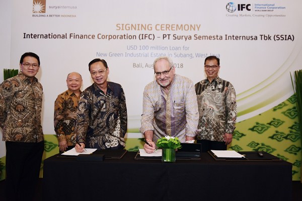  Biayai Kawasan Industri Subang, SSIA Dapat Pinjaman US$100 Juta dari IFC