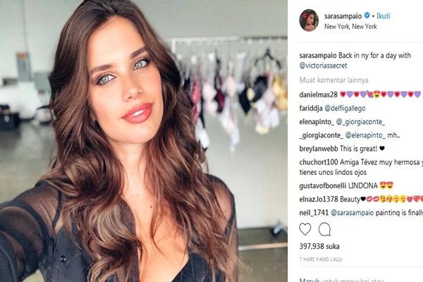  Sakit Mental, Model Victoria’s Secret Sara Sampaio Cabuti  Bulu Mata dan Alisnya