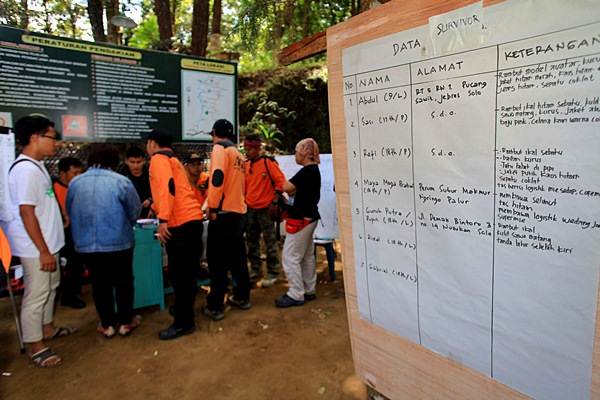  Tim SAR Evakuasi Dua Pendaki dari Gunung Sumbing