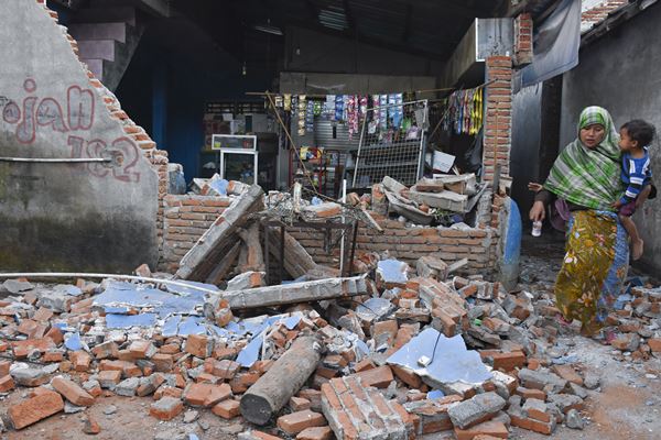  GEMPA LOMBOK: Baznas Sisir Kampung-kampung di Sembalun NTB