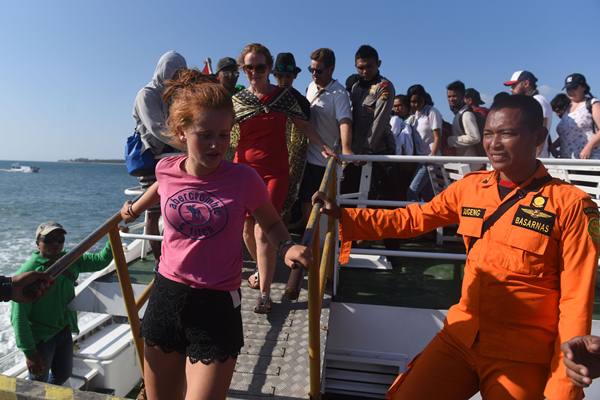  Gempa Lombok: KM Binaiya Berhasil Evakuasi Turis dari Gili Trawangan 