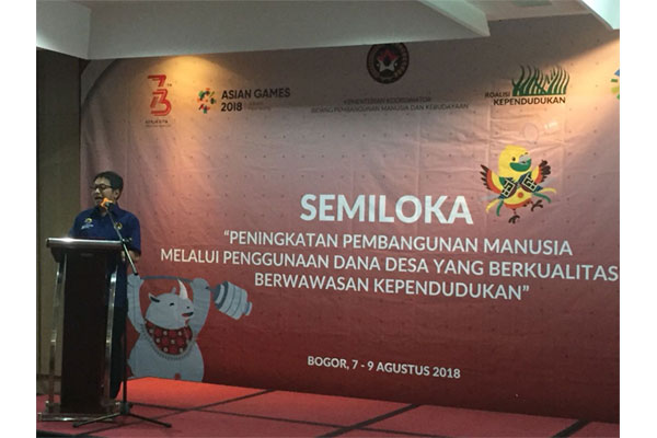  Pembangunan Desa Harus Berkualitas dan Berwawasan Kependudukan