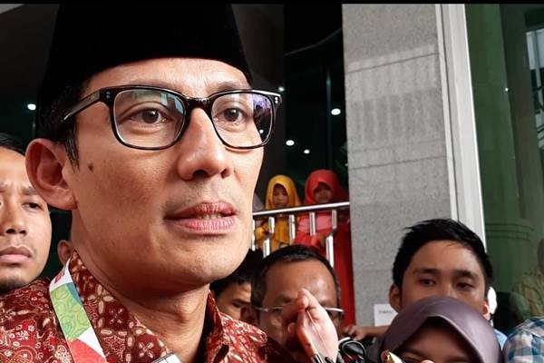  Tinggalkan Balai Kota, Sandiaga Uno Menahan Tangis