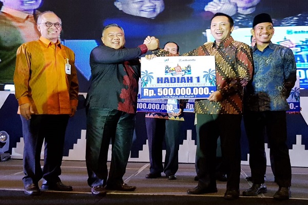  Bank Kaltimtara Dapat Hadiah Pertama Undian Nasional Tabungan Simpeda