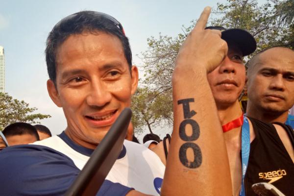  Sandiaga Uno Ikuti Lari 5K di Ancol