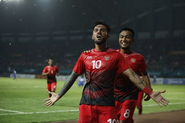  Hasil Asian Games: Babak I, Indonesia vs Palestina Skor 1 – 1, Gol Irfan