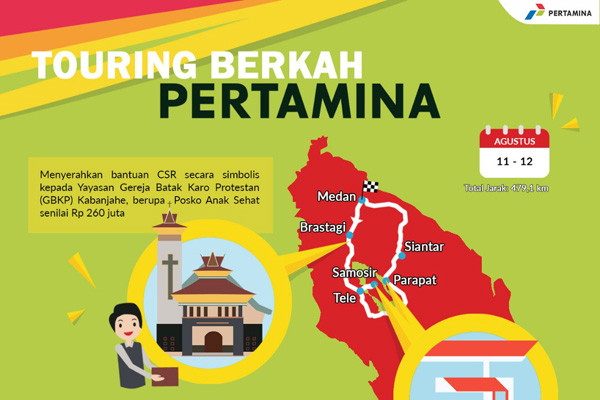  Launching Promo Terbaru, Pertamina Adakan Touring Sambil Berbagi Berkah