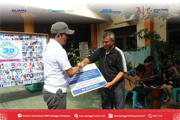  PT. Angkasa Pura I (Persero) Balikpapan Bantu Pembangunan Masjid