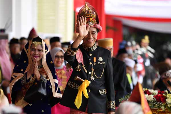  Peringatan Detik-detik Proklamasi Kemerdekaan ke-73 di Istana Merdeka