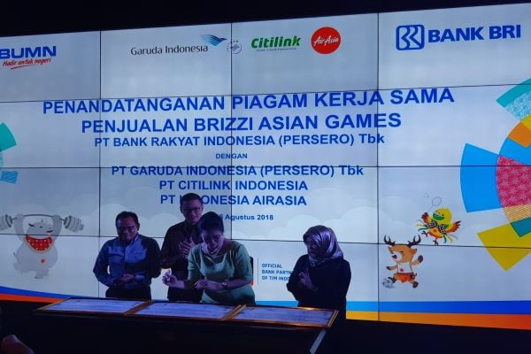  Manfaatkan Asian Games, BRI Genjot Transaksi Uang Elektronik