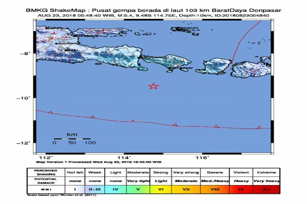  Gempa Bali Disebabkan Pergerakan Lempeng Indo-Australia