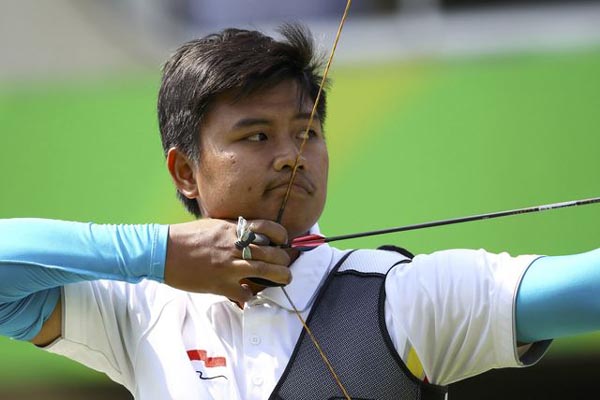  Panahan Asian Games: Riau Ega Agatha Tembus Semifinal