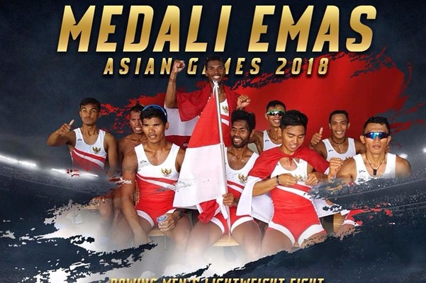  Asian Games 2018: Dayung Persembahkan Emas ke-9 untuk Indonesia