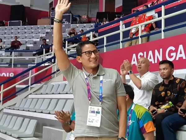  Sandiaga Uno Semangati Atlet Pencak Silat Indonesia Asian Games 2018