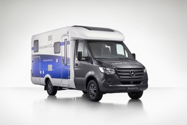  Concept Sprinter F-Cell, Van Senyap Ramah Lingkungan Buat Kemping