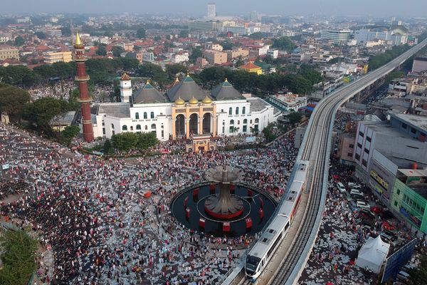  13 Stasiun LRT Palembang Bisa Digunakan Oktober 2018