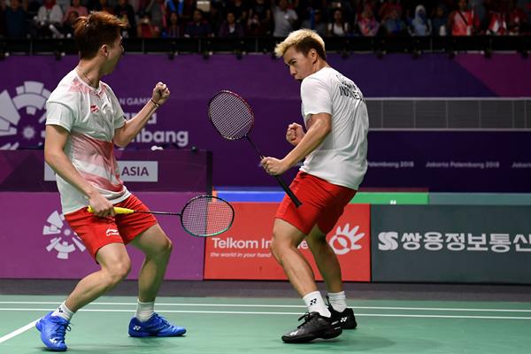  Bermain Memukau ‘The Minions\' Lolos ke Perempat Final Bulutangkis Asian Games 2018