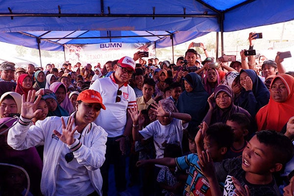  BANTUAN BUMN UNTUK LOMBOK