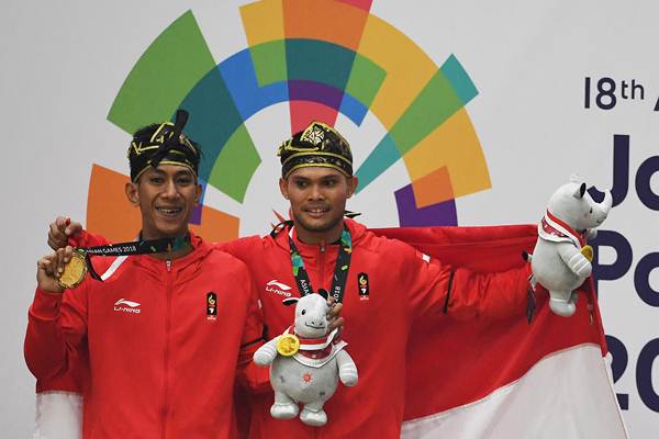  Medali Emas dari Ganda Putra Pencak Silat Seni Asian Games 2018