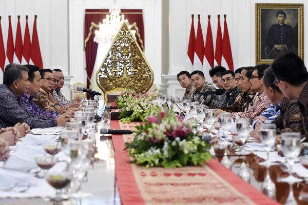  Presiden Jokowi Menerima Pengurus Kadin Indonesia