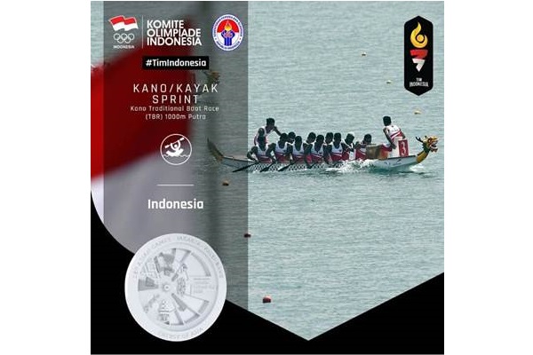  Tim Kano Traditional Boat Race 1.000 M Putra Raih Medali Perak