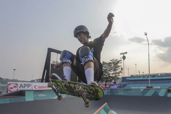  ASIAN GAMES 2018: Dua Atlet Indonesia ke Final Skateboard, Emas di Tangan?